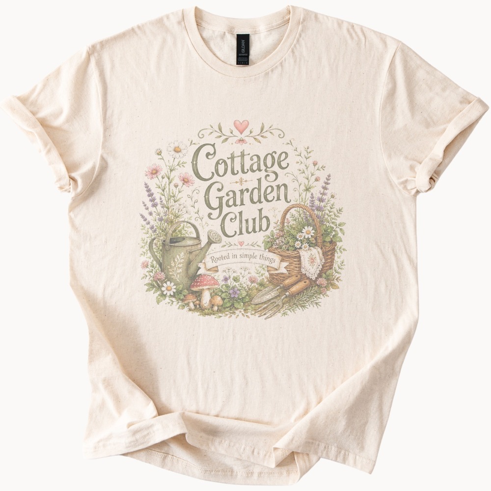 Cottage Garden Club Vintage Style Boho Tee
